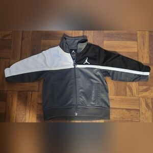 Jordan Kids' Black and Gray Track Suit Top